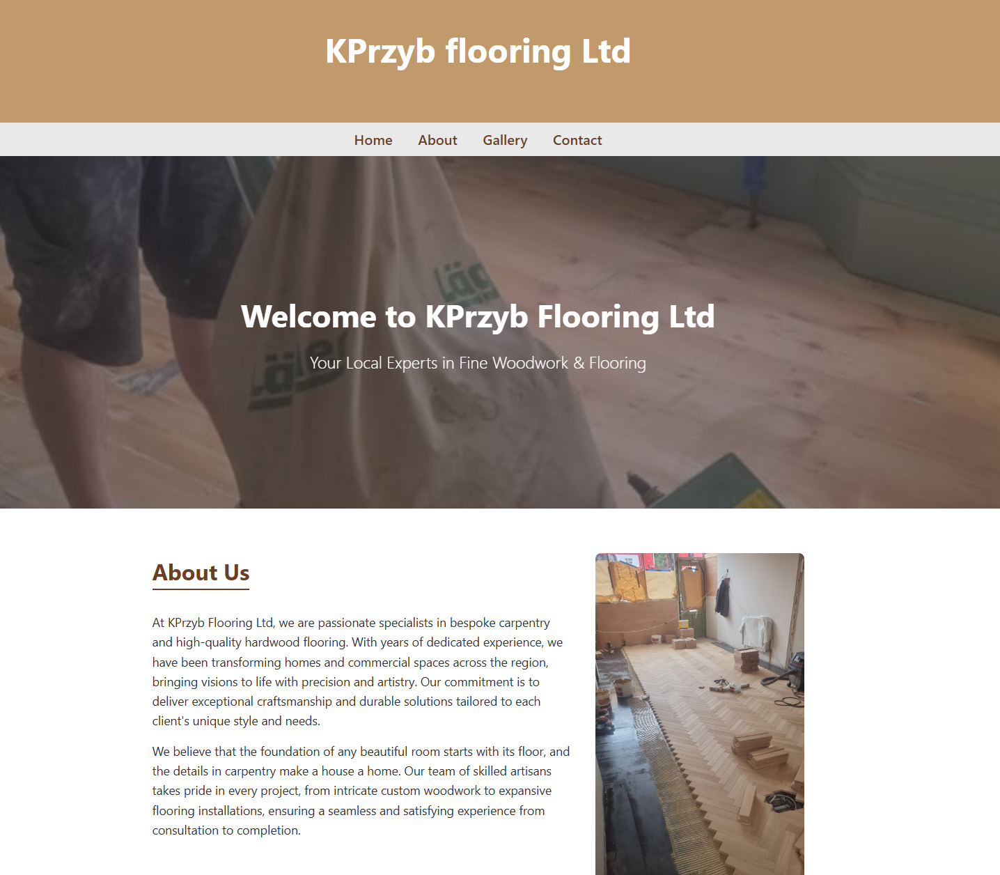 Website demo preview